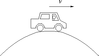 car on hill